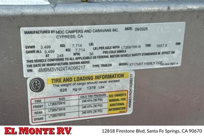 2026 MDC XT17HRT FAMILY 25FT   - Photo 38 - Santa Fe Springs, CA 90670