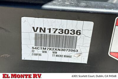 2022 Winnebago Micro Minnie FLX 2108FBS   - Photo 41 - Dublin, CA 94568