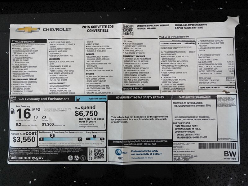 2015 Chevrolet Corvette Z06 - Photo 5 - Bonita Springs, FL 34134