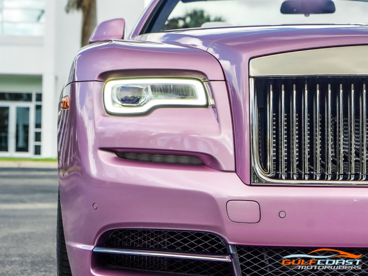 The new Rolls Royce Dawn customized completely by Mansory Custom full  leather interior in pink with blue and white accents  a fading   Instagram