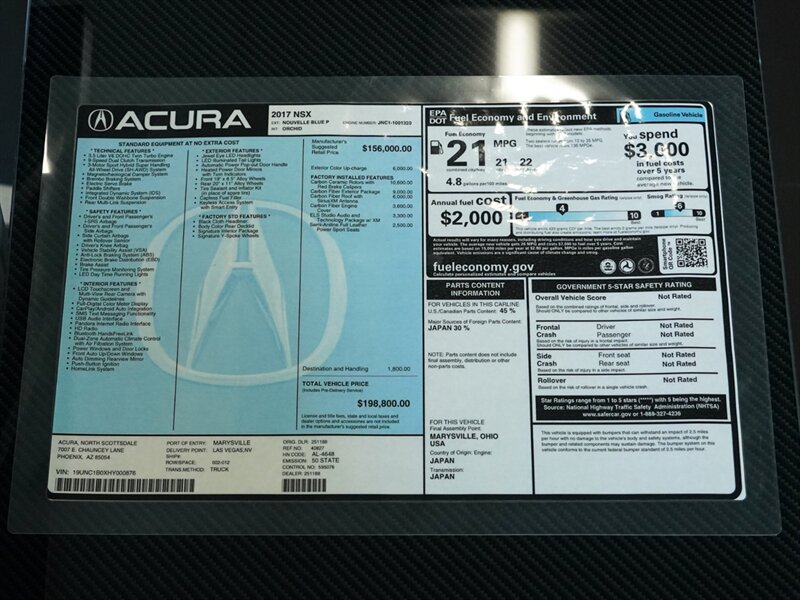 2017 Acura NSX SH-AWD Sport Hybrid - Photo 5 - Bonita Springs, FL 34134