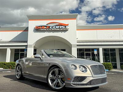 2017 Bentley Continental GT Speed Convertible