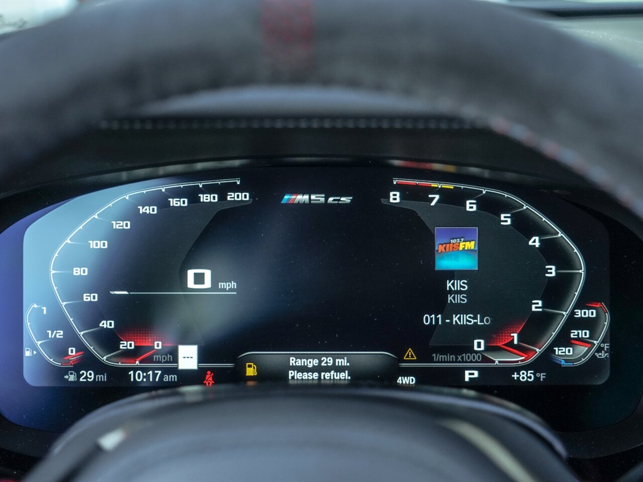 2022 bmw m5 dashboard speedometer