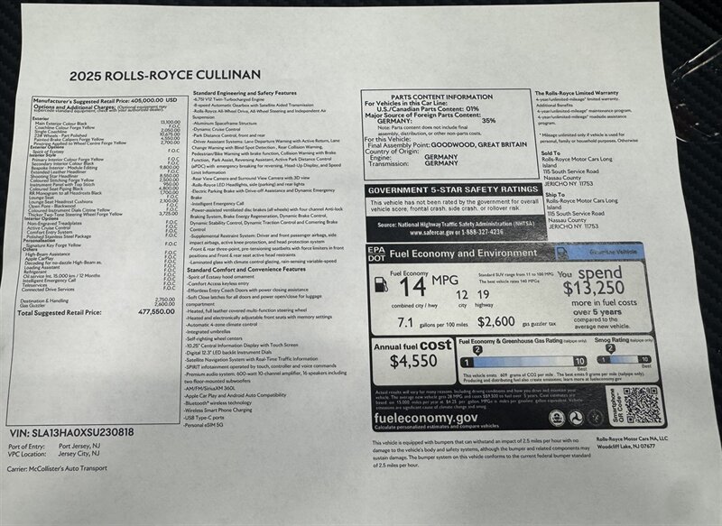 2025 Rolls-Royce Cullinan   - Photo 3 - Bonita Springs, FL 34134