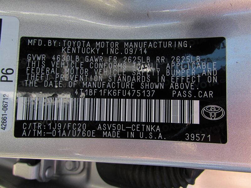 2015 Toyota Camry LE - Photo 21 - Dublin, CA 94568