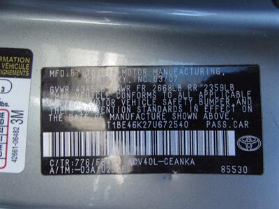 2007 Toyota Camry CE   - Photo 31 - Dublin, CA 94568