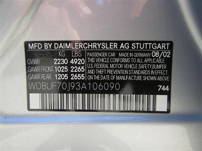 2003 Mercedes-Benz E 500   - Photo 30 - Dublin, CA 94568