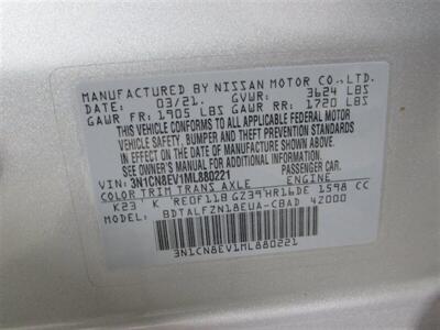 2021 Nissan Versa SV   - Photo 70 - Dublin, CA 94568