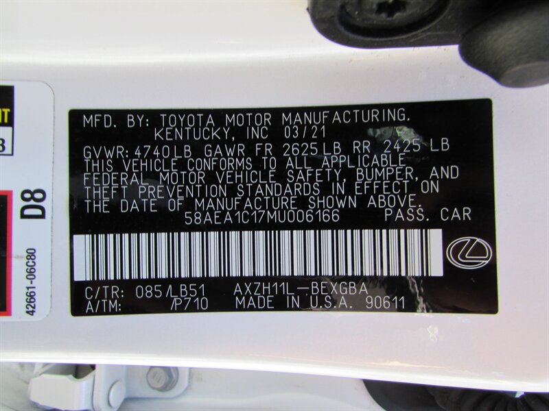 2021 Lexus ES 300h Luxury - Photo 35 - Dublin, CA 94568