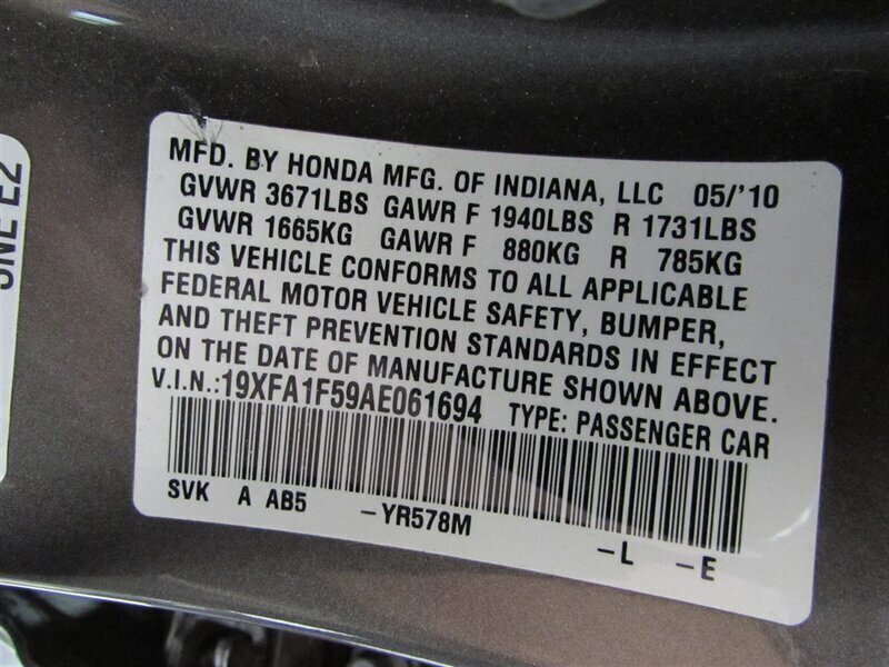 2010 Honda Civic LX   - Photo 48 - Dublin, CA 94568