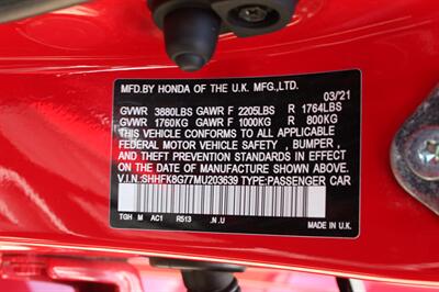 2021 Honda Civic Type R Touring - Photo 28 - Dublin, CA 94568