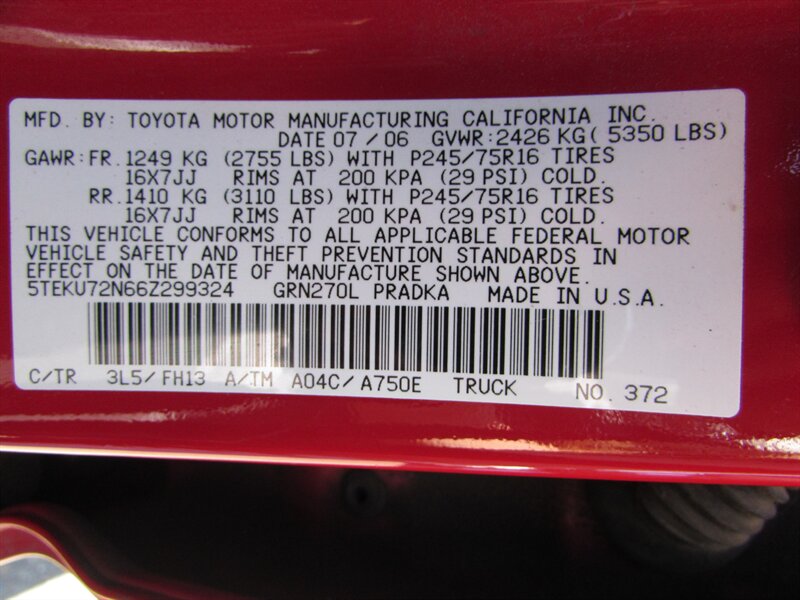 2006 Toyota Tacoma PreRunner V6 - Photo 19 - Dublin, CA 94568