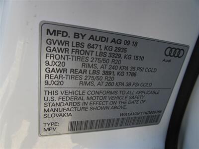 2019 Audi Q8 quattro Premium 55 TFSI   - Photo 31 - Dublin, CA 94568