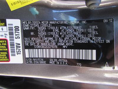 2012 Toyota Sienna LE 8-Passenger - Photo 30 - Dublin, CA 94568