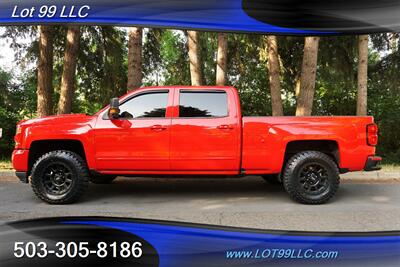 2018 Chevrolet Silverado 1500 Z71 4X4 V8 84K Heated Leather Moon GPS LIFTED 20S Truck