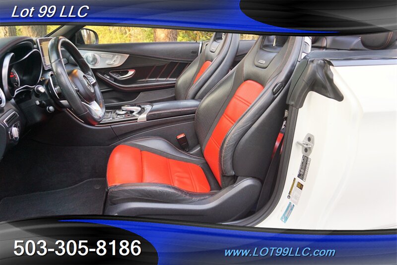 2017 Mercedes-Benz AMG C 63 Convertible 60K TWIN TURBO RED Leather 20  