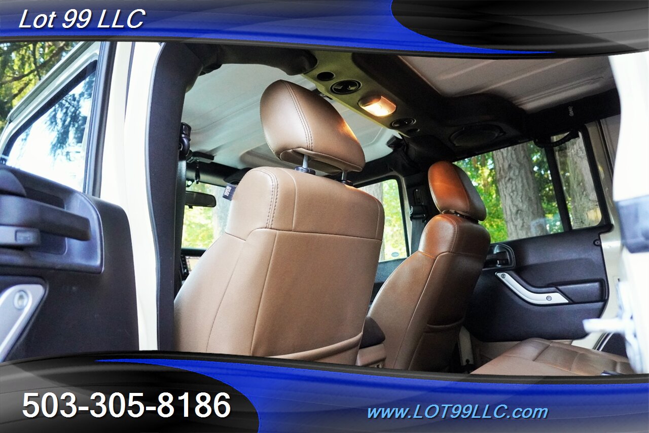 2011 Jeep Wrangler Unlimited Sahara 4X4 V6 3.8L Auto Heated Leather  Seats HARD TOP Lifted FUEL Wheels LIKE NEW TIRES - Photo 13 - Milwaukie, OR 97267