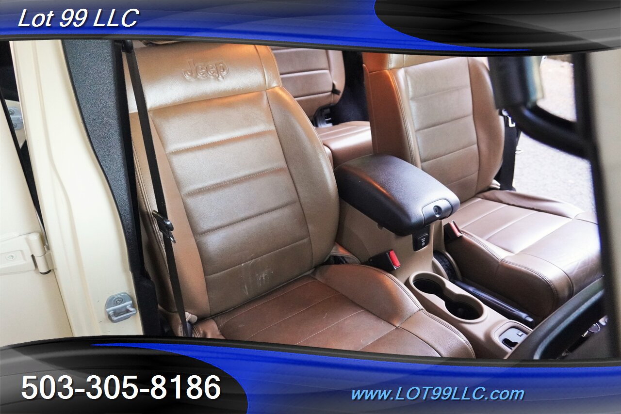 2011 Jeep Wrangler Unlimited Sahara 4X4 V6 3.8L Auto Heated Leather  Seats HARD TOP Lifted FUEL Wheels LIKE NEW TIRES - Photo 17 - Milwaukie, OR 97267