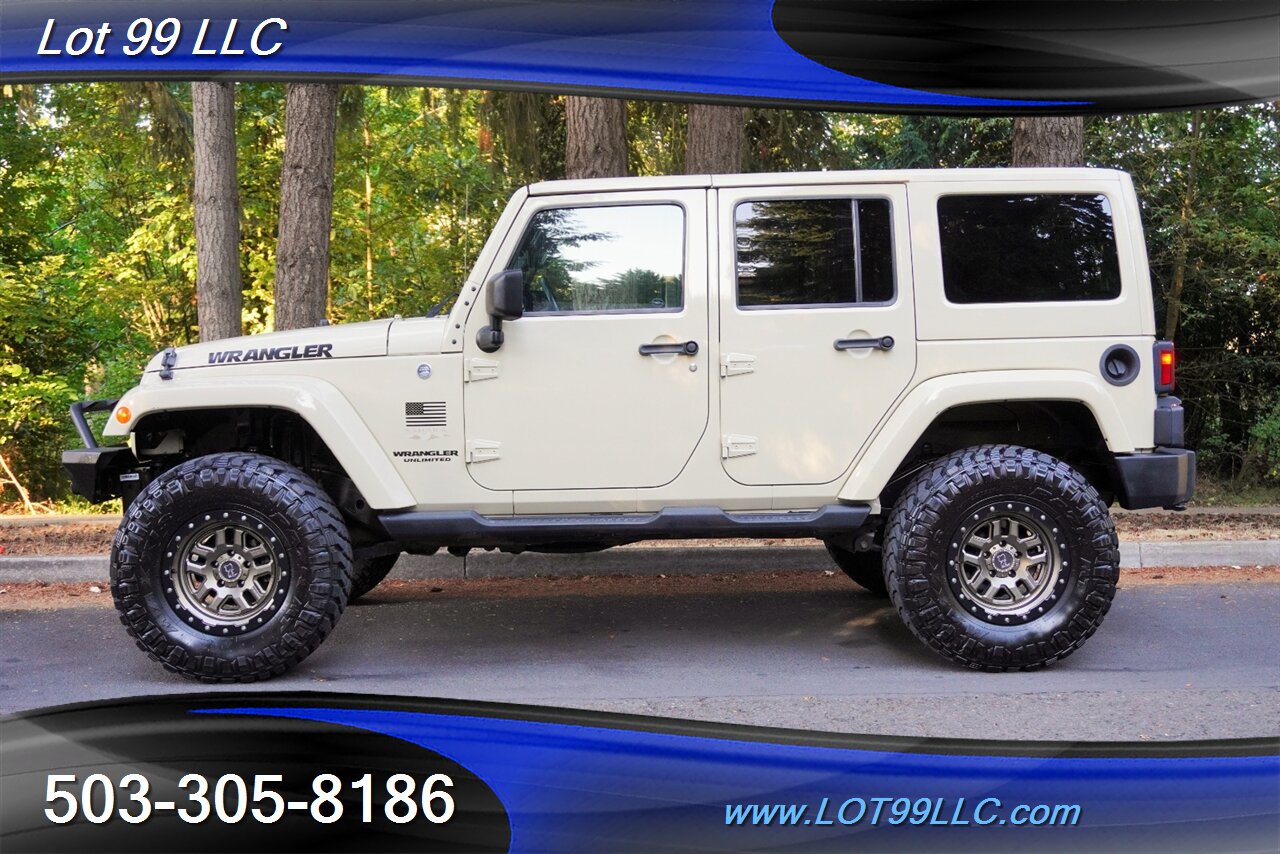 2011 Jeep Wrangler Unlimited Sahara 4X4 V6 3.8L Auto Heated Leather  Seats HARD TOP Lifted FUEL Wheels LIKE NEW TIRES - Photo 1 - Milwaukie, OR 97267