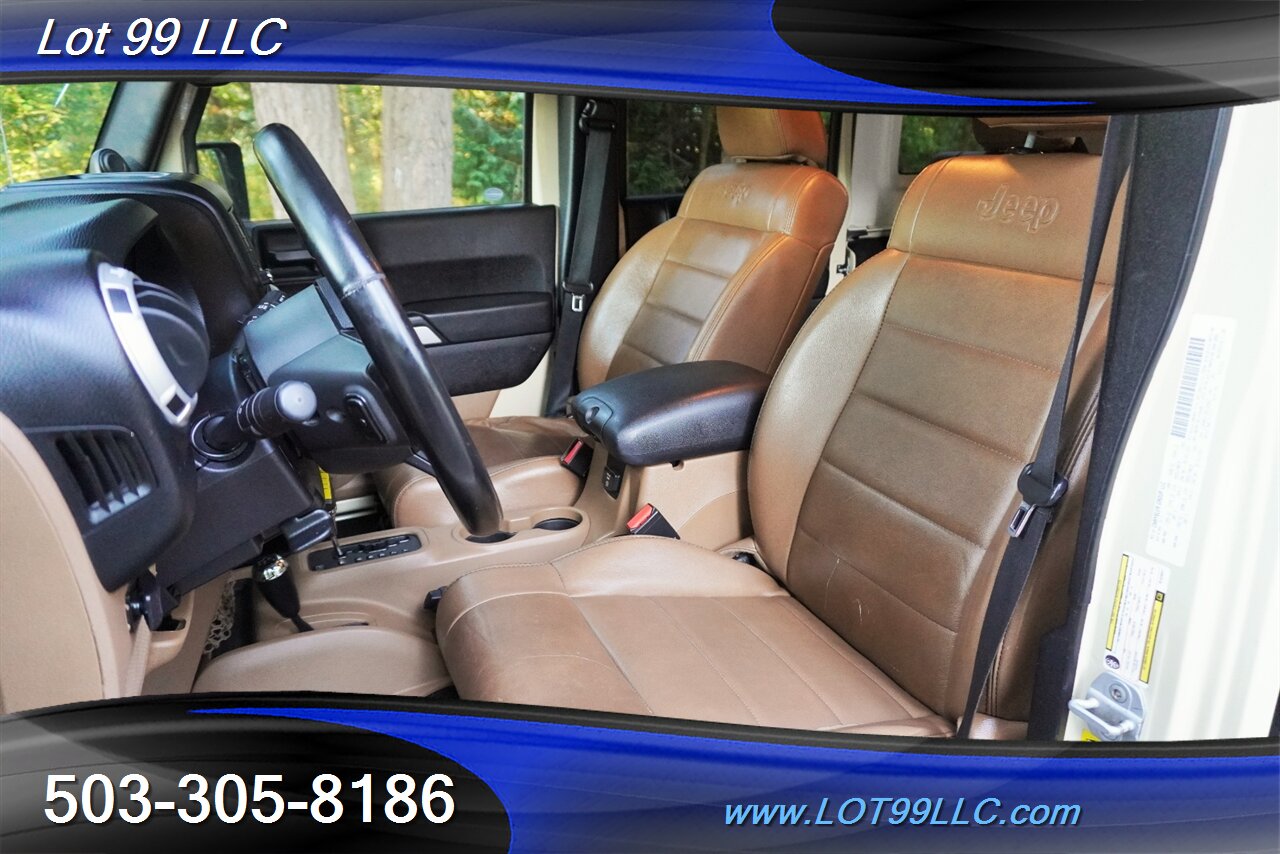 2011 Jeep Wrangler Unlimited Sahara 4X4 V6 3.8L Auto Heated Leather  Seats HARD TOP Lifted FUEL Wheels LIKE NEW TIRES - Photo 12 - Milwaukie, OR 97267