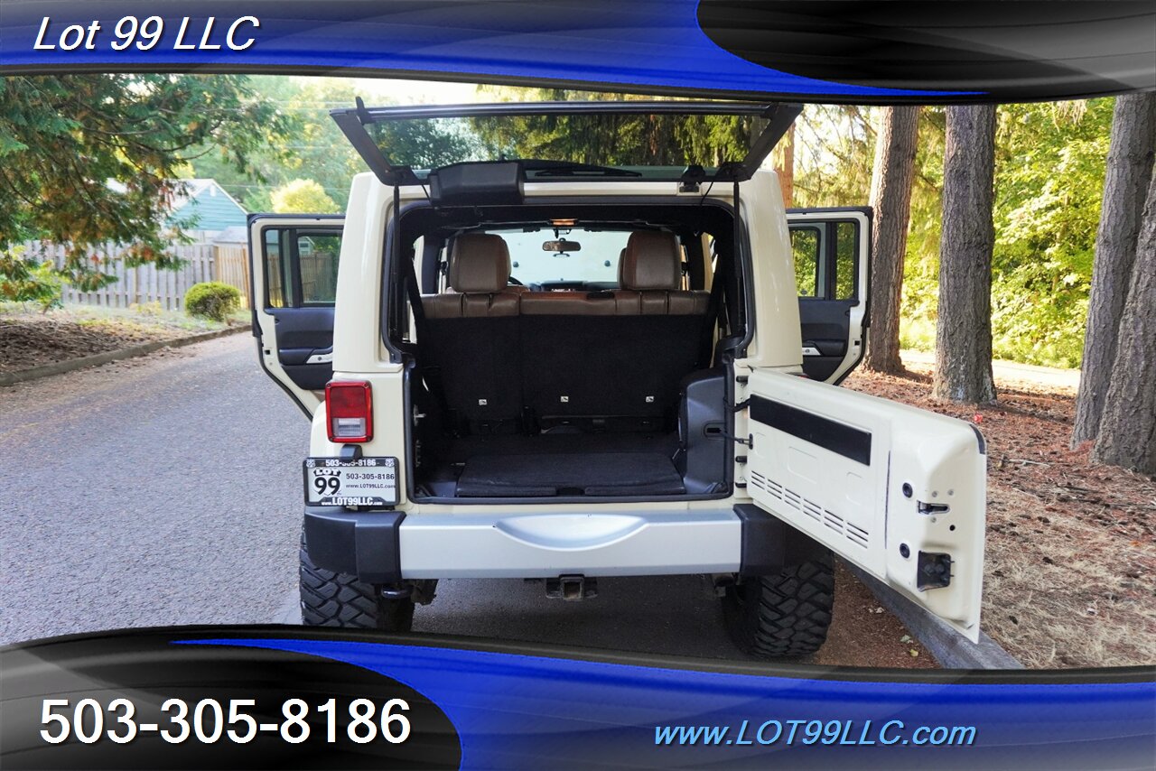 2011 Jeep Wrangler Unlimited Sahara 4X4 V6 3.8L Auto Heated Leather  Seats HARD TOP Lifted FUEL Wheels LIKE NEW TIRES - Photo 30 - Milwaukie, OR 97267