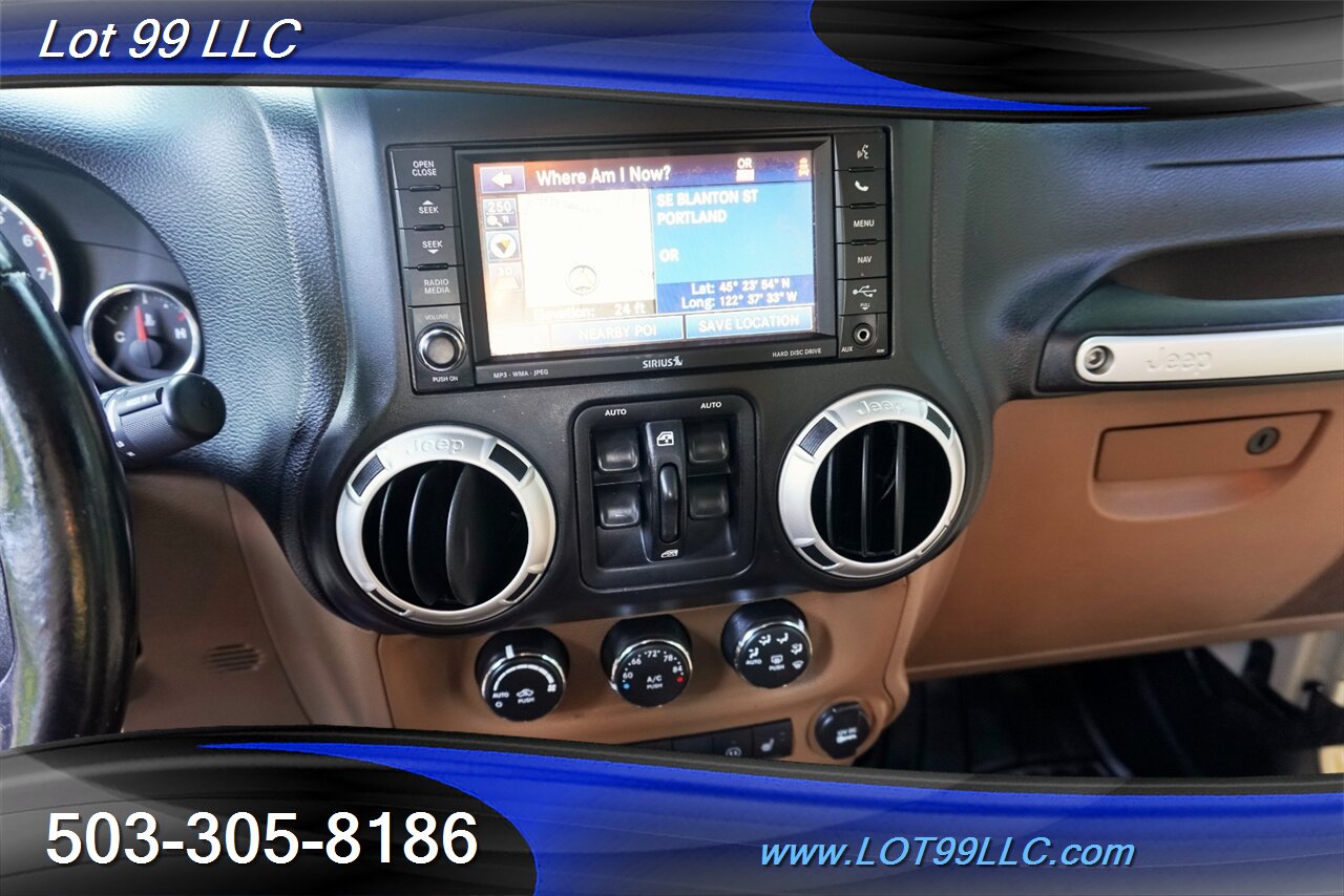 2011 Jeep Wrangler Unlimited Sahara 4X4 V6 3.8L Auto Heated Leather  Seats HARD TOP Lifted FUEL Wheels LIKE NEW TIRES - Photo 19 - Milwaukie, OR 97267