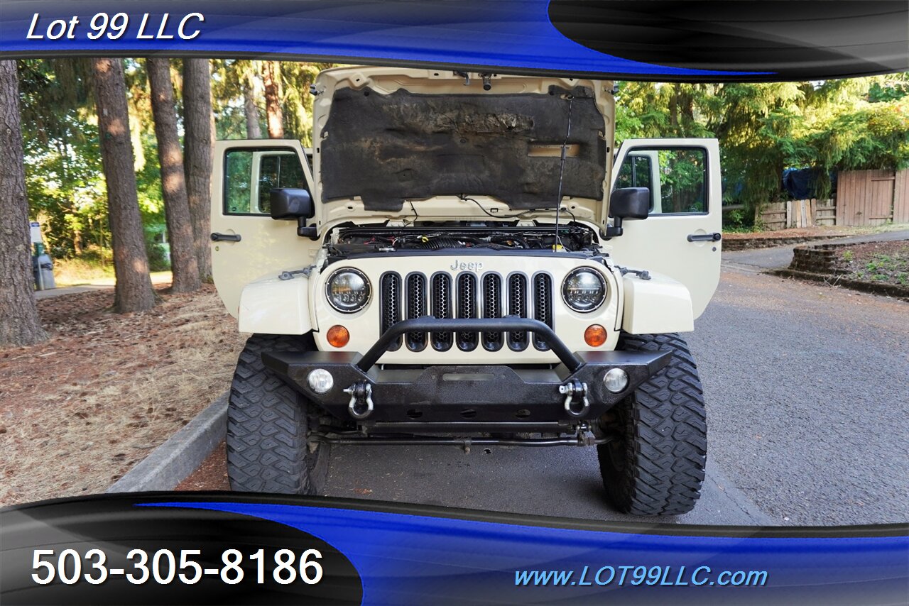 2011 Jeep Wrangler Unlimited Sahara 4X4 V6 3.8L Auto Heated Leather  Seats HARD TOP Lifted FUEL Wheels LIKE NEW TIRES - Photo 28 - Milwaukie, OR 97267