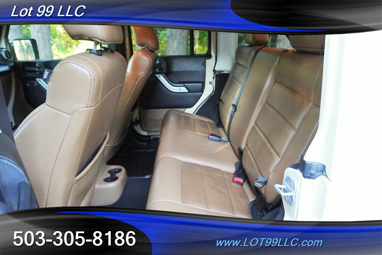 2011 Jeep Wrangler Unlimited Sahara 4X4 V6 3.8L Auto Heated Leather  Seats HARD TOP Lifted FUEL Wheels LIKE NEW TIRES - Photo 14 - Milwaukie, OR 97267