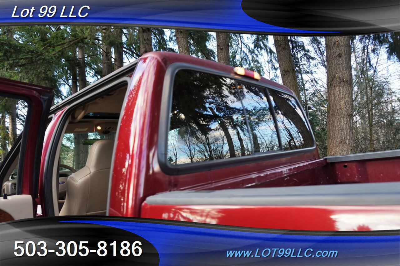 2004 Ford F-350 Lariat FX4 4x4 Power Storke BULLETPROOF Leather  Moon Roof LIFTED Black Wheels NEW TIRES 1 OWNER - Photo 16 - Milwaukie, OR 97267