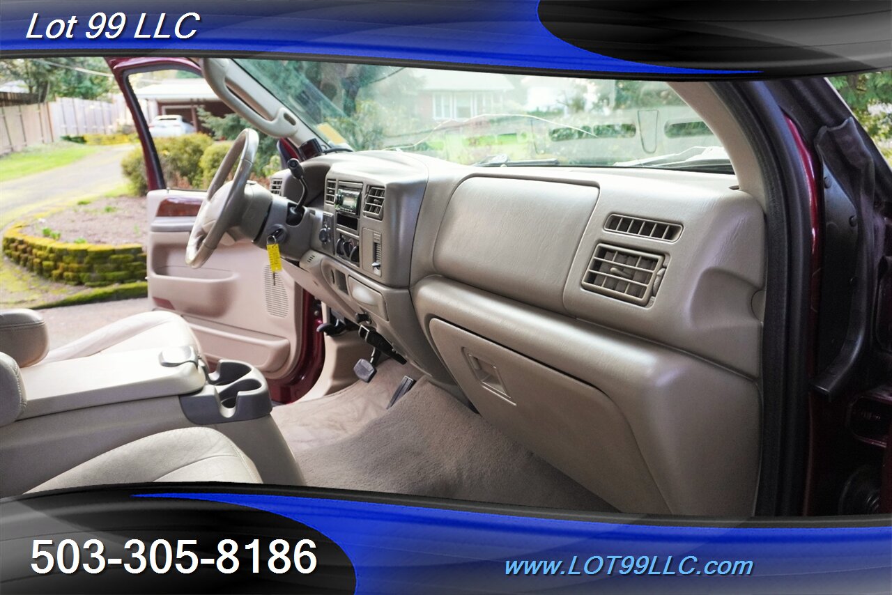 2004 Ford F-350 Lariat FX4 4x4 Power Storke BULLETPROOF Leather  Moon Roof LIFTED Black Wheels NEW TIRES 1 OWNER - Photo 19 - Milwaukie, OR 97267