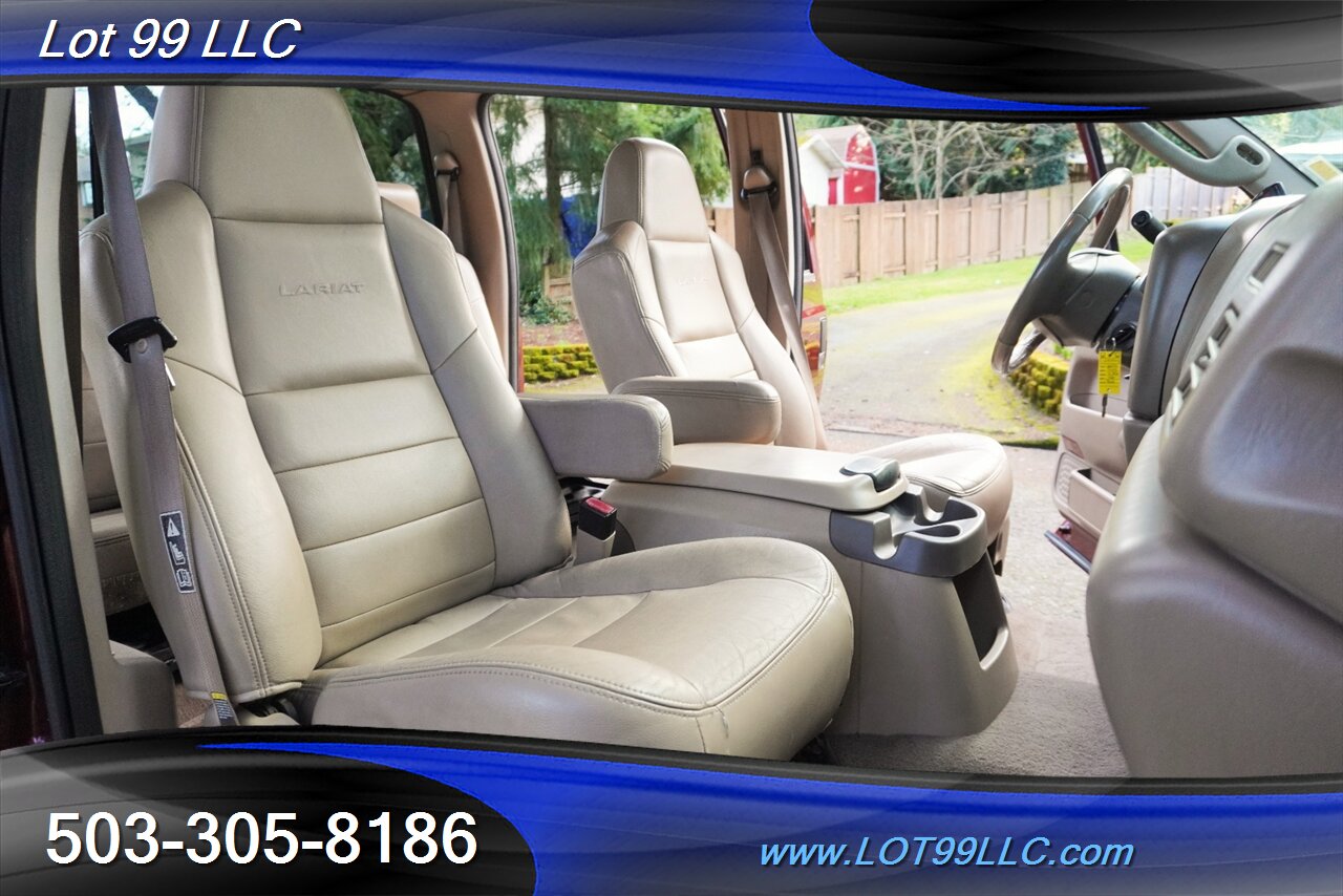 2004 Ford F-350 Lariat FX4 4x4 Power Storke BULLETPROOF Leather  Moon Roof LIFTED Black Wheels NEW TIRES 1 OWNER - Photo 20 - Milwaukie, OR 97267