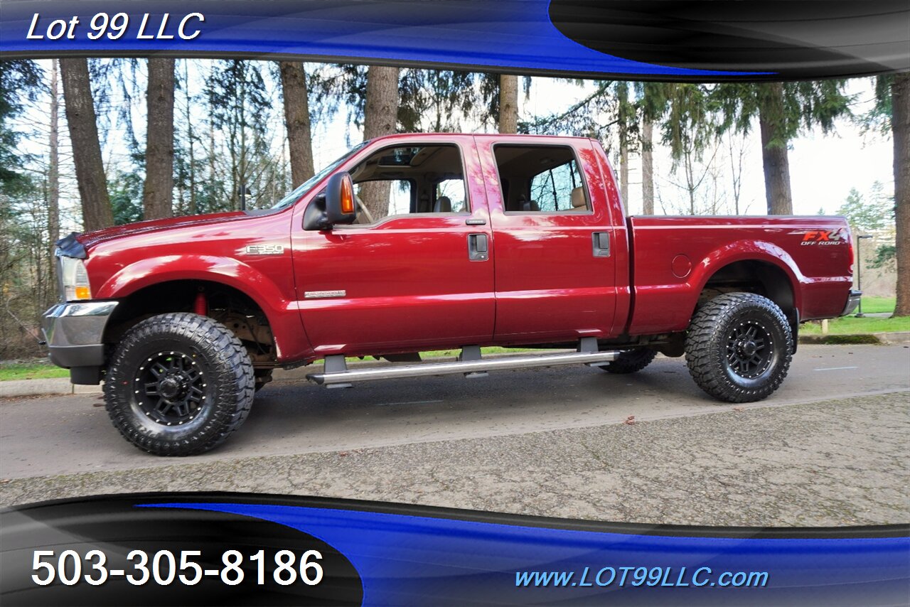 2004 Ford F-350 Lariat FX4 4x4 Power Storke BULLETPROOF Leather  Moon Roof LIFTED Black Wheels NEW TIRES 1 OWNER - Photo 5 - Milwaukie, OR 97267