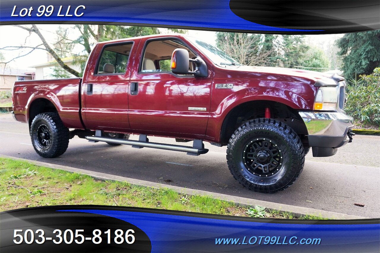 2004 Ford F-350 Lariat FX4 4x4 Power Storke BULLETPROOF Leather  Moon Roof LIFTED Black Wheels NEW TIRES 1 OWNER - Photo 7 - Milwaukie, OR 97267