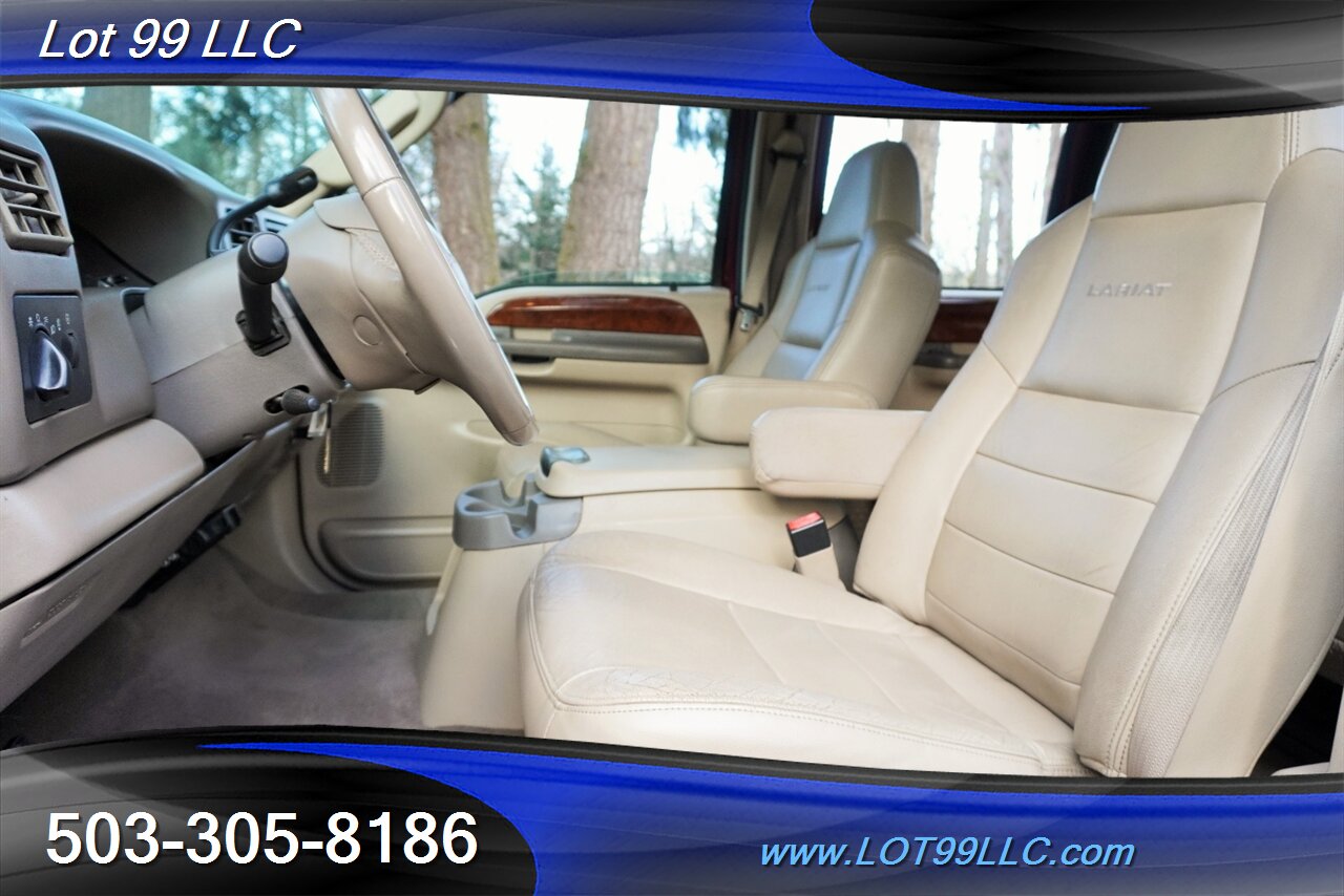 2004 Ford F-350 Lariat FX4 4x4 Power Storke BULLETPROOF Leather  Moon Roof LIFTED Black Wheels NEW TIRES 1 OWNER - Photo 13 - Milwaukie, OR 97267