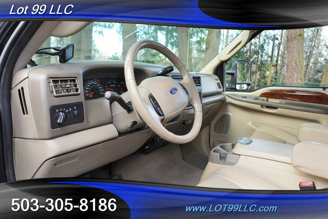 2004 Ford F-350 Lariat FX4 4x4 Power Storke BULLETPROOF Leather  Moon Roof LIFTED Black Wheels NEW TIRES 1 OWNER - Photo 12 - Milwaukie, OR 97267