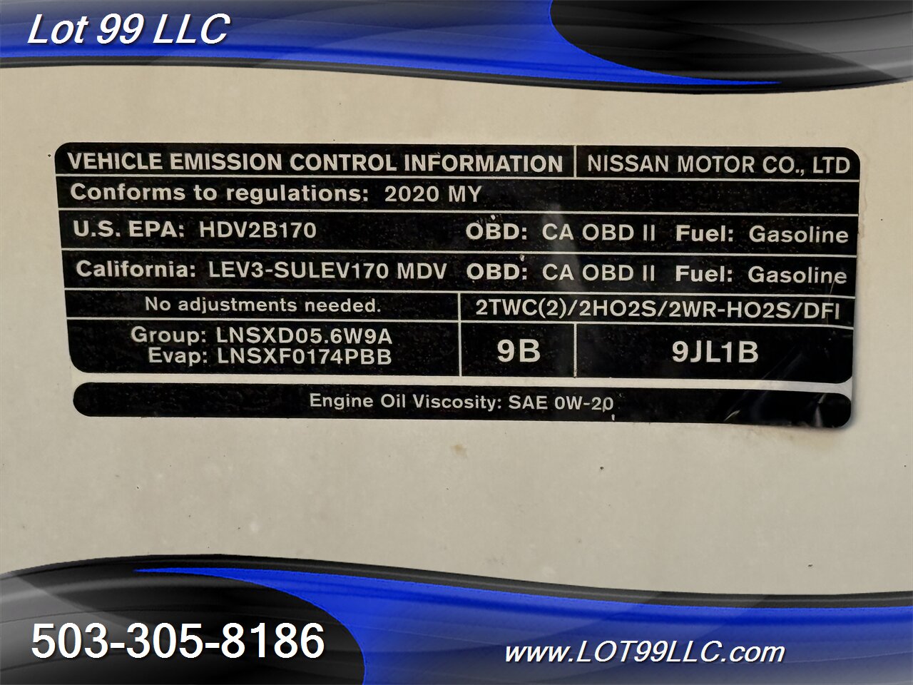 2020 Nissan NV 2500 HD SV CARGO VAN 1-Owner Aluma-Rack 5.6L V8   - Photo 42 - Milwaukie, OR 97267