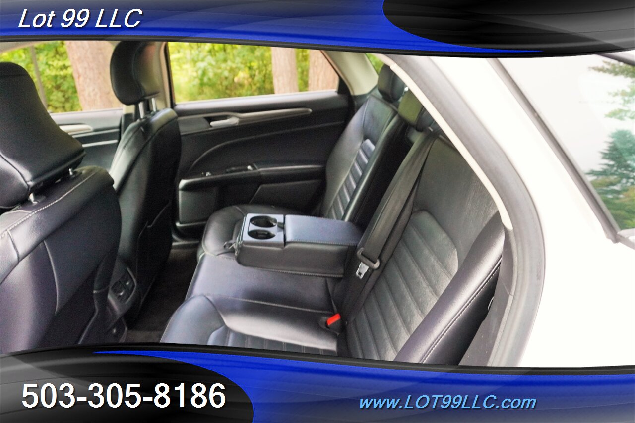 2017 Ford Fusion SE Sedan Only 85K LOW MILES Heated Leather Seats  GPS Premium Wheels Newer Tires 34 MPG - Photo 14 - Milwaukie, OR 97267