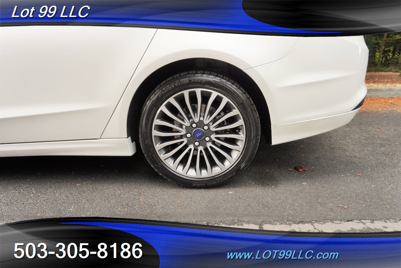 2017 Ford Fusion SE Sedan Only 85K LOW MILES Heated Leather Seats  GPS Premium Wheels Newer Tires 34 MPG - Photo 3 - Milwaukie, OR 97267