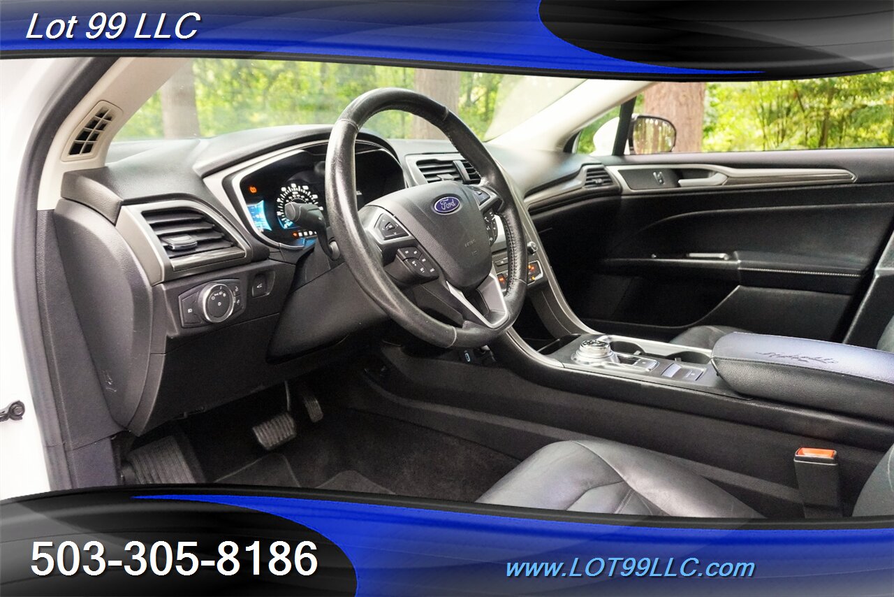 2017 Ford Fusion SE Sedan Only 85K LOW MILES Heated Leather Seats  GPS Premium Wheels Newer Tires 34 MPG - Photo 12 - Milwaukie, OR 97267