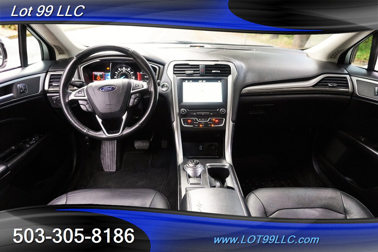 2017 Ford Fusion SE Sedan Only 85K LOW MILES Heated Leather Seats  GPS Premium Wheels Newer Tires 34 MPG - Photo 2 - Milwaukie, OR 97267