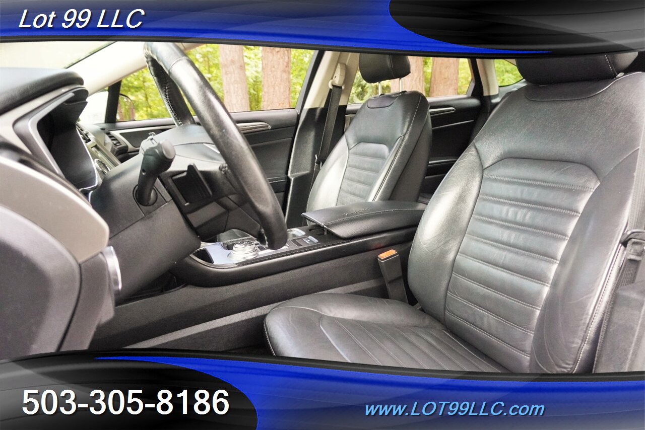 2017 Ford Fusion SE Sedan Only 85K LOW MILES Heated Leather Seats  GPS Premium Wheels Newer Tires 34 MPG - Photo 13 - Milwaukie, OR 97267