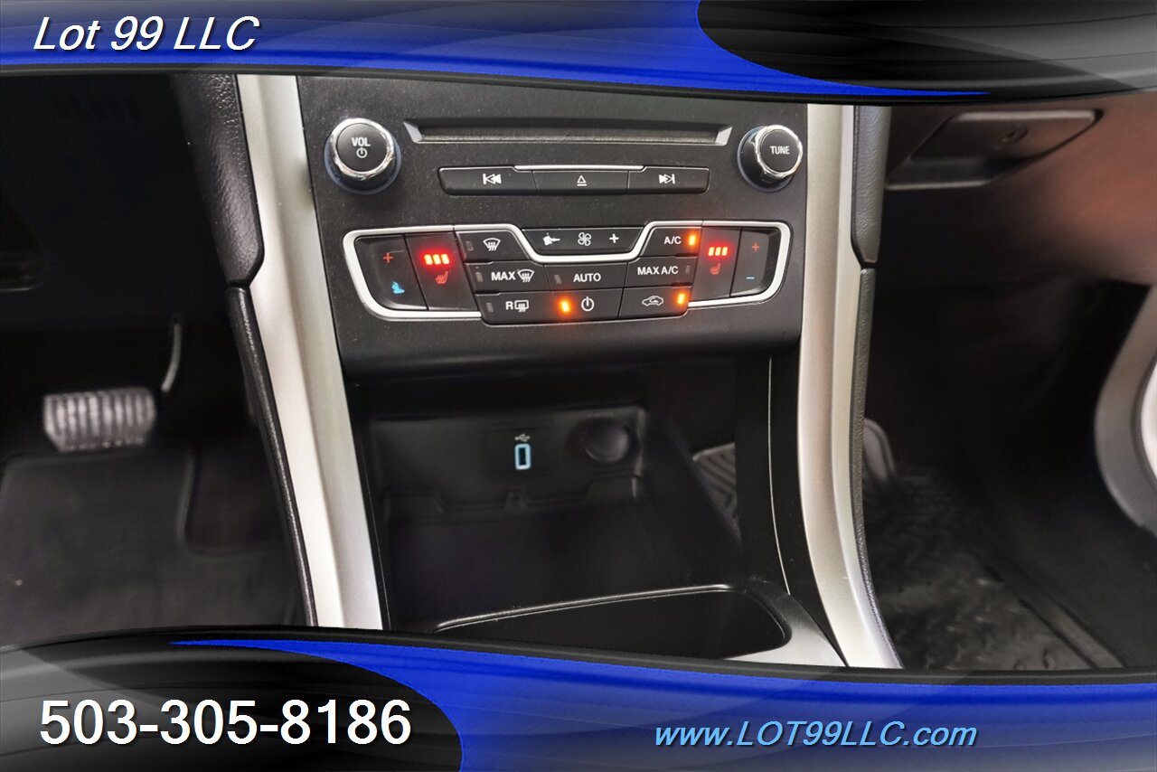 2017 Ford Fusion SE Sedan Only 85K LOW MILES Heated Leather Seats  GPS Premium Wheels Newer Tires 34 MPG - Photo 22 - Milwaukie, OR 97267