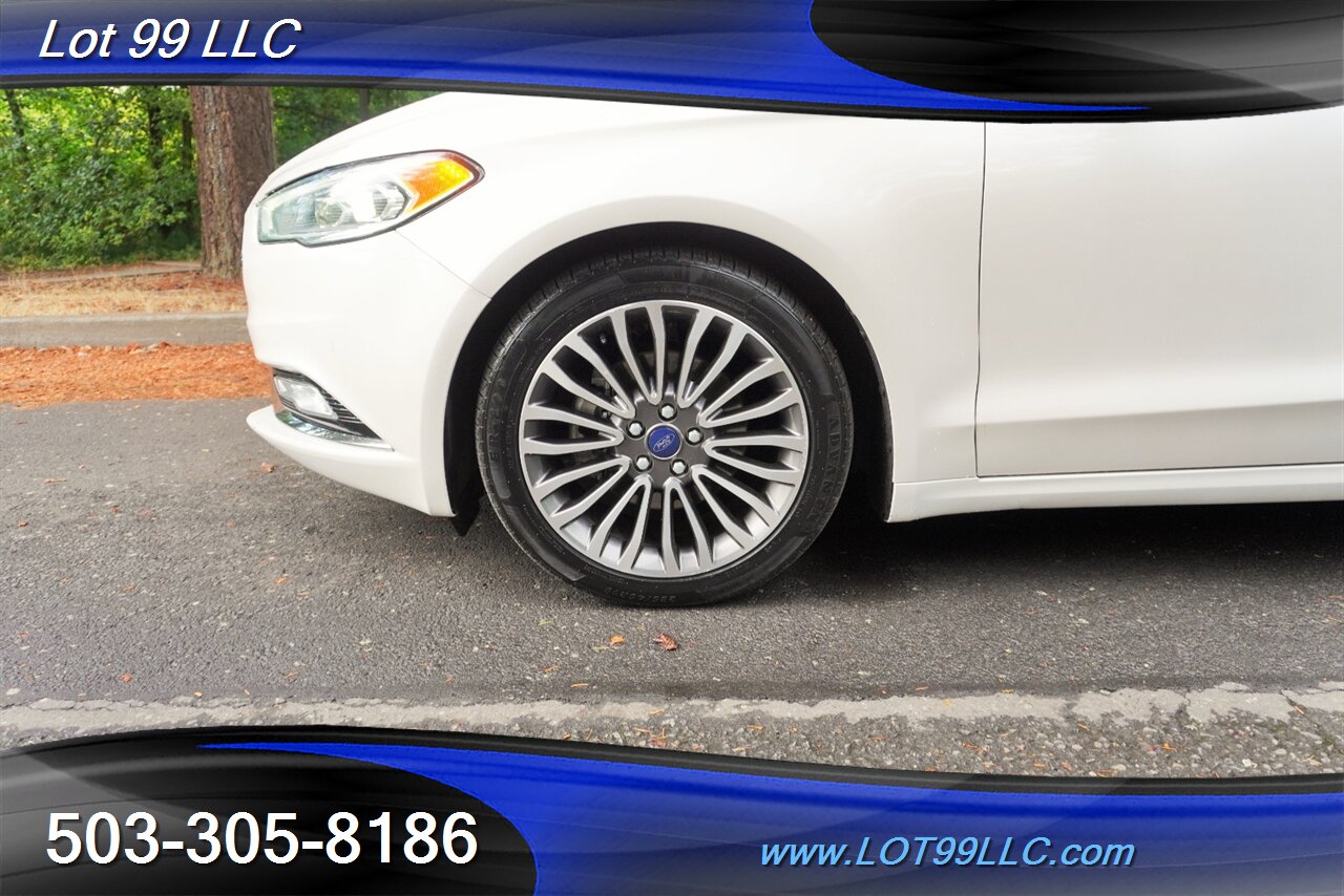 2017 Ford Fusion SE Sedan Only 85K LOW MILES Heated Leather Seats  GPS Premium Wheels Newer Tires 34 MPG - Photo 35 - Milwaukie, OR 97267