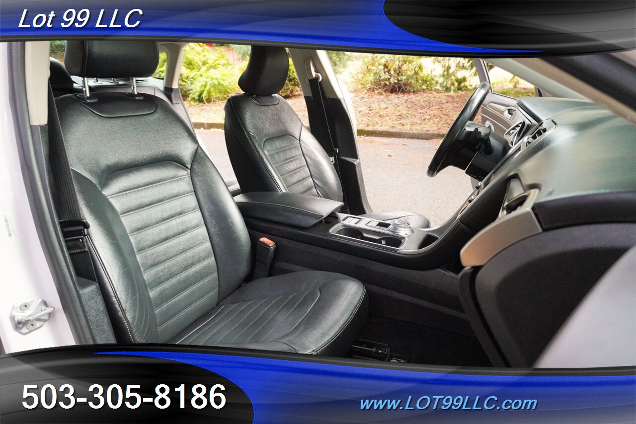 2017 Ford Fusion SE Sedan Only 85K LOW MILES Heated Leather Seats  GPS Premium Wheels Newer Tires 34 MPG - Photo 18 - Milwaukie, OR 97267