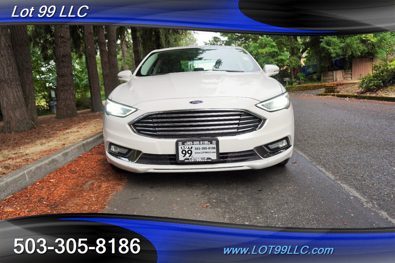 2017 Ford Fusion SE Sedan Only 85K LOW MILES Heated Leather Seats  GPS Premium Wheels Newer Tires 34 MPG - Photo 6 - Milwaukie, OR 97267
