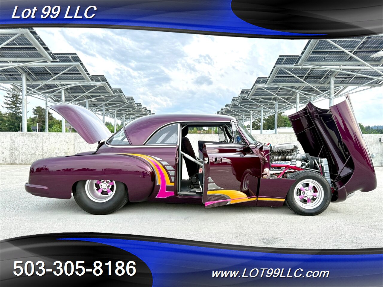 1951 Chevrolet Coupe Pro Street Show Car Documented Build  Fuel Injected Supercharged BBC Art Morrison Chassis Pro - Photo 22 - Milwaukie, OR 97267