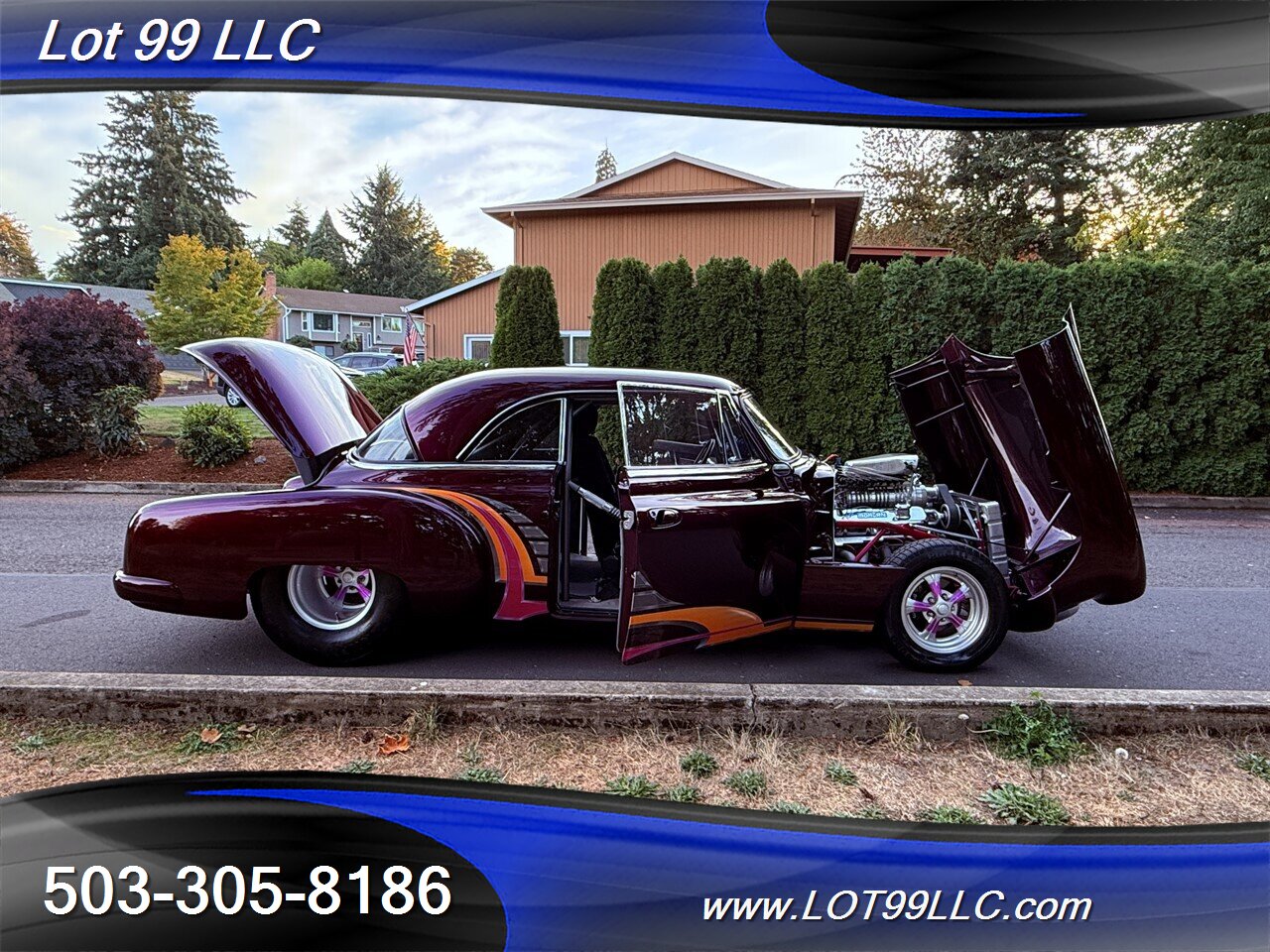 1951 Chevrolet Bussiness Coupe Art Morrison Chassis ProStreet Supercharged BBC - Photo 44 - Milwaukie, OR 97267