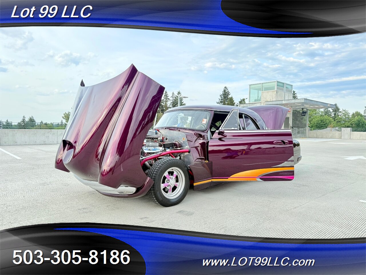 1951 Chevrolet Coupe Pro Street Show Car Documented Build  Fuel Injected Supercharged BBC Art Morrison Chassis Pro - Photo 25 - Milwaukie, OR 97267