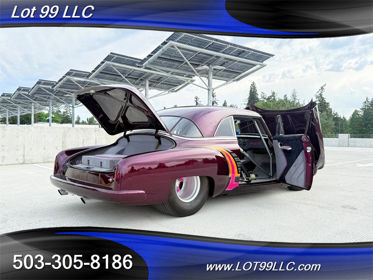 1951 Chevrolet Coupe Pro Street Show Car Documented Build  Fuel Injected Supercharged BBC Art Morrison Chassis Pro - Photo 28 - Milwaukie, OR 97267
