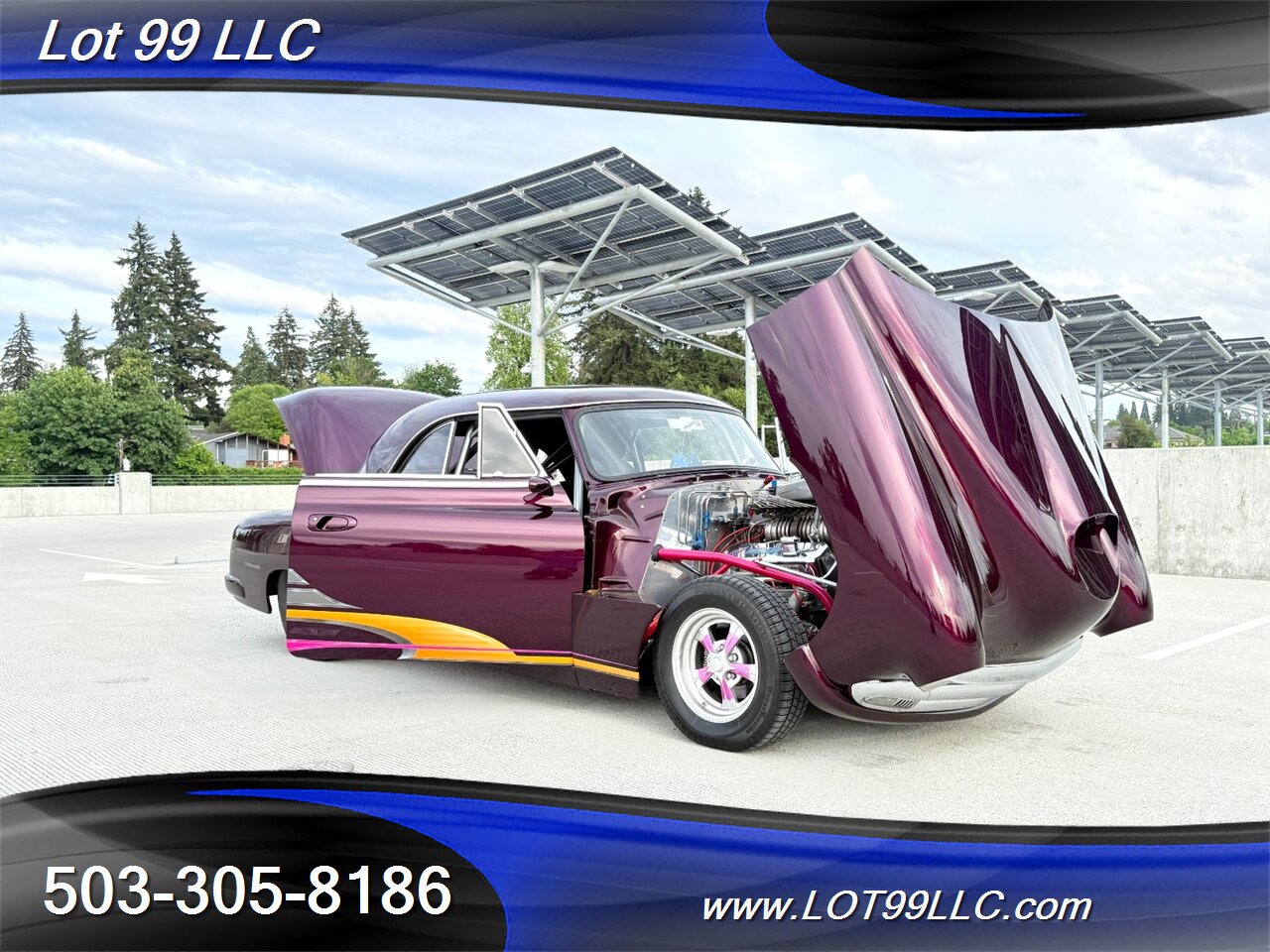 1951 Chevrolet Coupe Pro Street Show Car Documented Build  Fuel Injected Supercharged BBC Art Morrison Chassis Pro - Photo 27 - Milwaukie, OR 97267